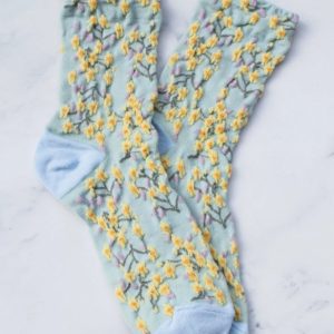 Spring Blossoms Blue Sox