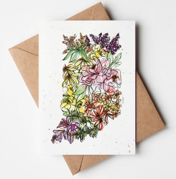 Indiana Plantable Greeting Card