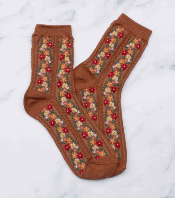 Women's Aahana Floral Sox
