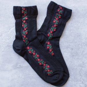 Floral Mesh Casual Socks