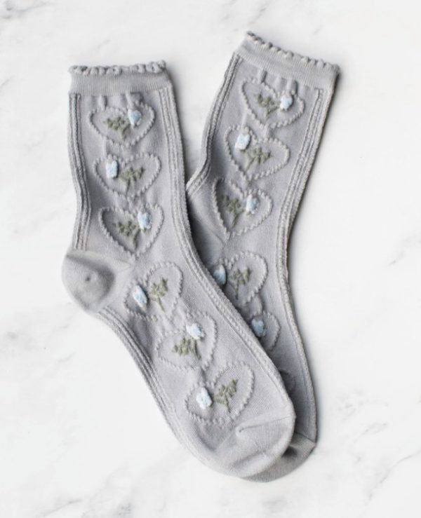 Women's Vintage Rose & Heart Gr