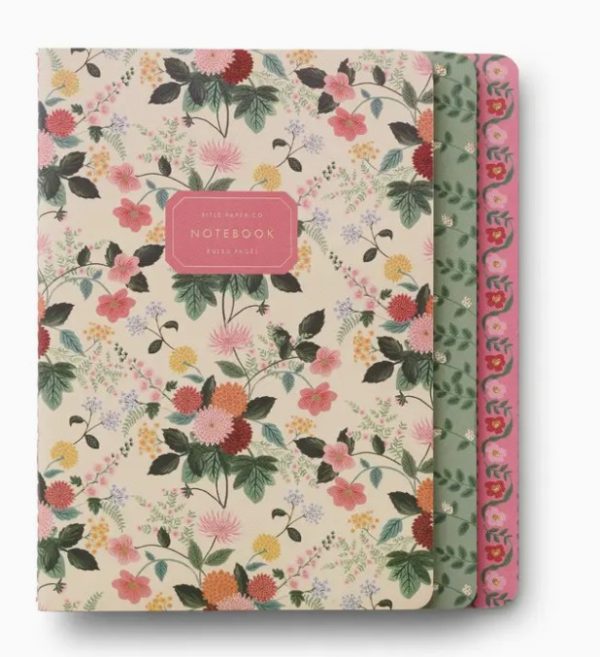 Set of 3 Dahlia Notebooks