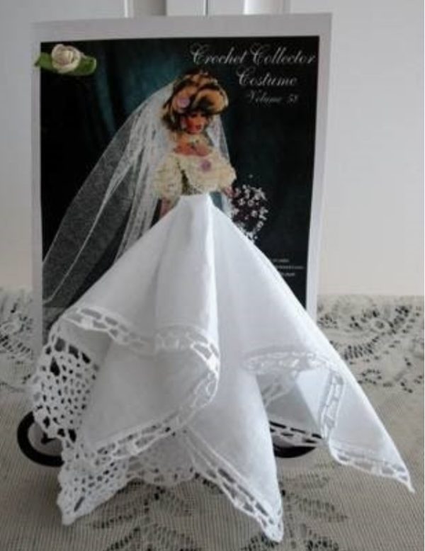 1908 Bride Keepsake Hankie