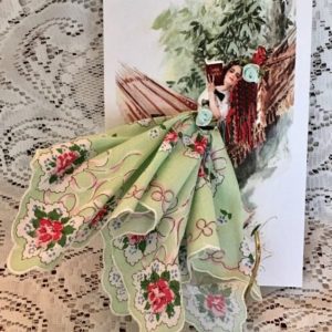 The Book Keepsake Hanky Card