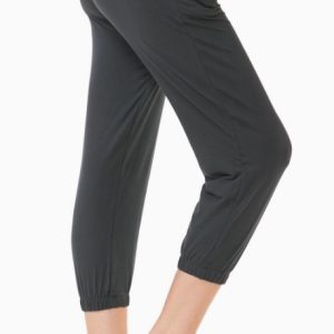Buttery Soft Gray Capri Jog-L