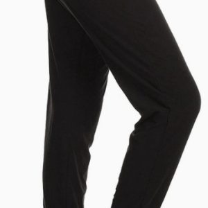 Buttery Soft Black Full Jog-XL