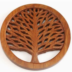 Tree of Life Shesham Trivet
