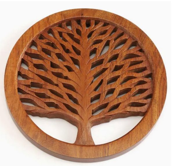 Tree of Life Shesham Trivet