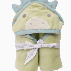 Hooded Bath Towel-Dino
