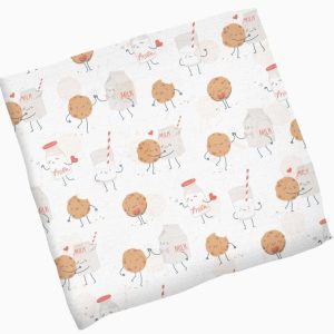 Muslin Blanket-Milk & Cookies