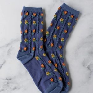 Kate Floral Casual Socks