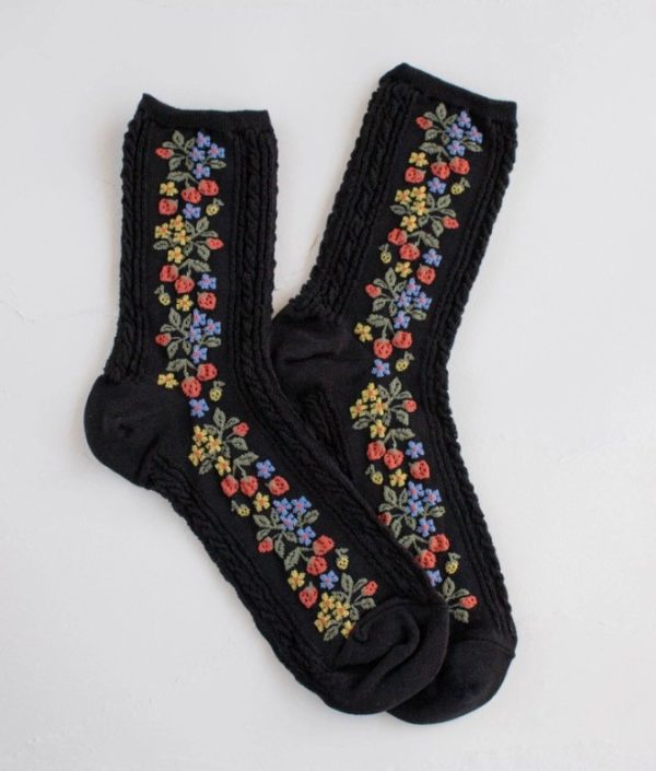 Vintage Strawberry Black Sox