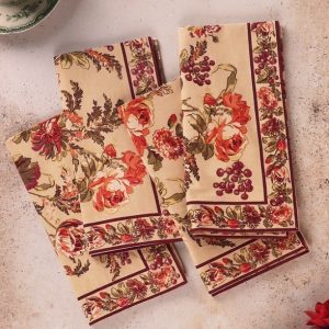 Bountiful Harvest Napkin Set of
