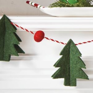 Felt Christmas Tree Garland