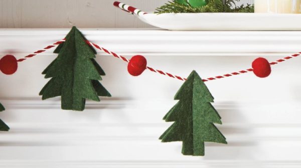 Felt Christmas Tree Garland