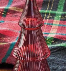 Glass Tree Taper Holder