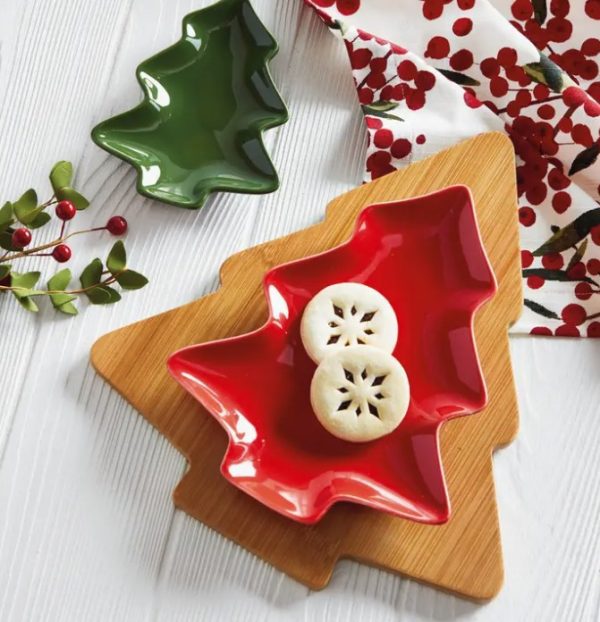 Christmas Tree Board & Dish Set