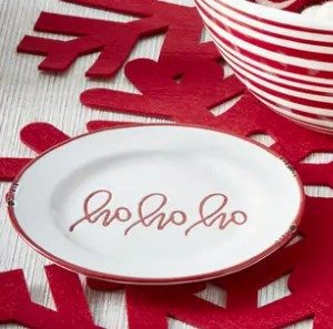 Ho Ho Ho Appetizer Plate - Mult