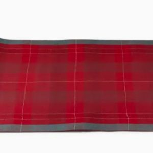 Red Plaid Cotton Table Runner