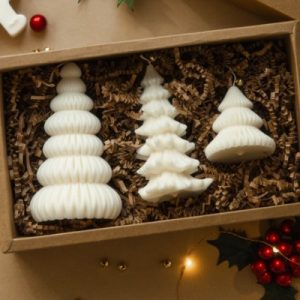 Christmas Tree Candle Gift Box