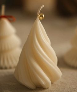 Twirl Christmas Tree Candle-S