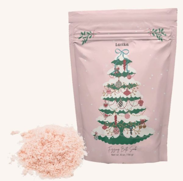 Pink Christma Holiday Bath Soak