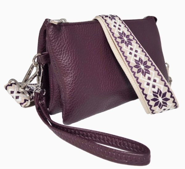 Stef Crossbody/Wristlet Plum