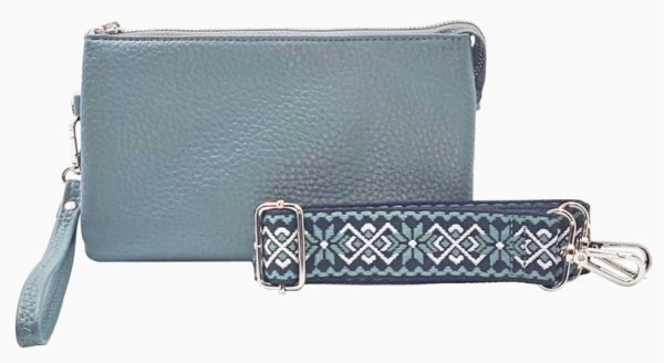 Stef Crossbody/Wristlet Slate