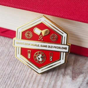 Brave New World Enamel Pin