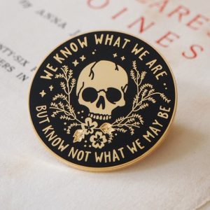 Ophelia Enamel Pin Badge
