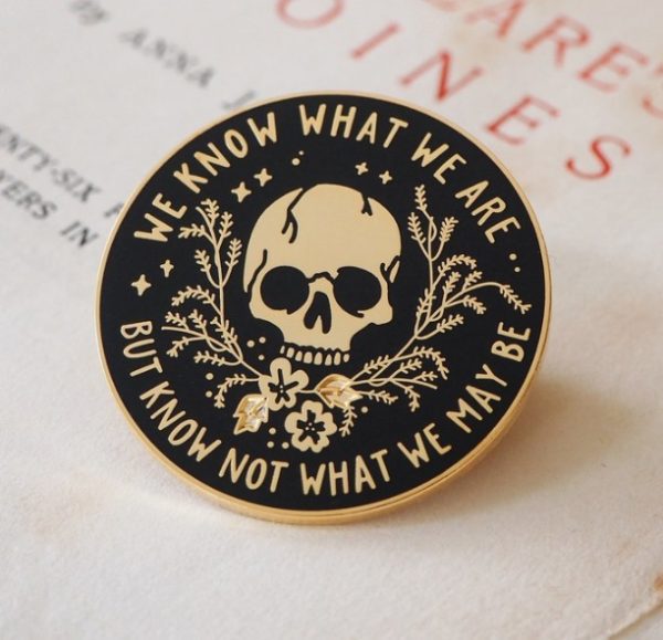 Ophelia Enamel Pin Badge