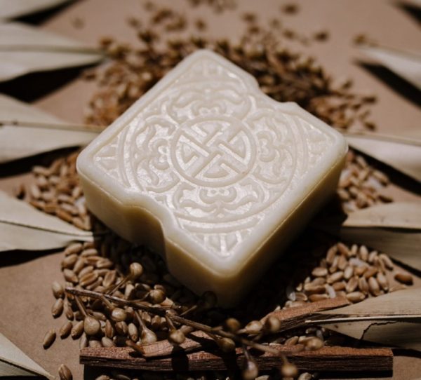Men's Body Scrub Bar Sandalwood