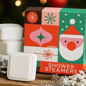 Christmas Geo Shower Steamers