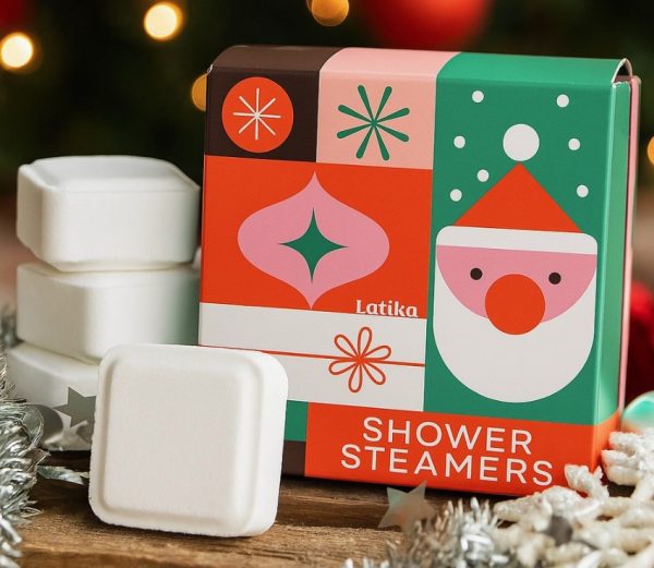 Christmas Geo Shower Steamers