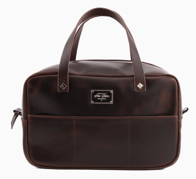 Leather Weekender Bag