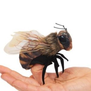 Mini Bee Finger Puppet