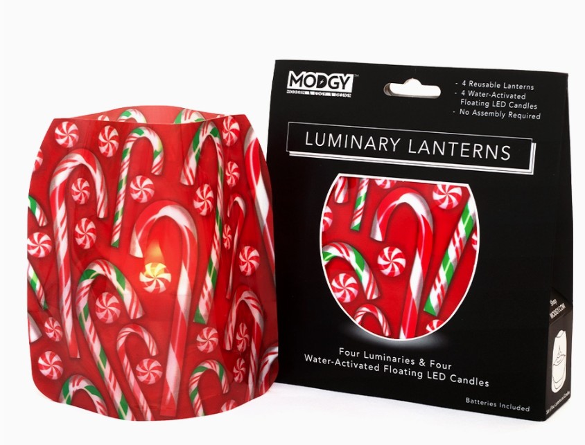Luminary Christmas Candy Canes