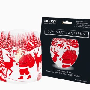 Luminary Lanterns, Simply Santa