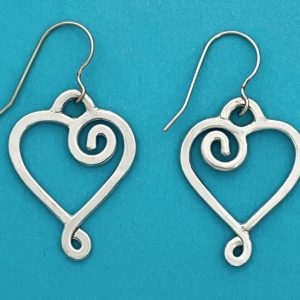 Woodstock Heart Earrings