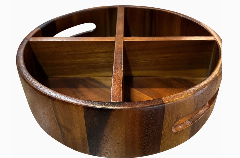 Acacia Wood Lazy Susan