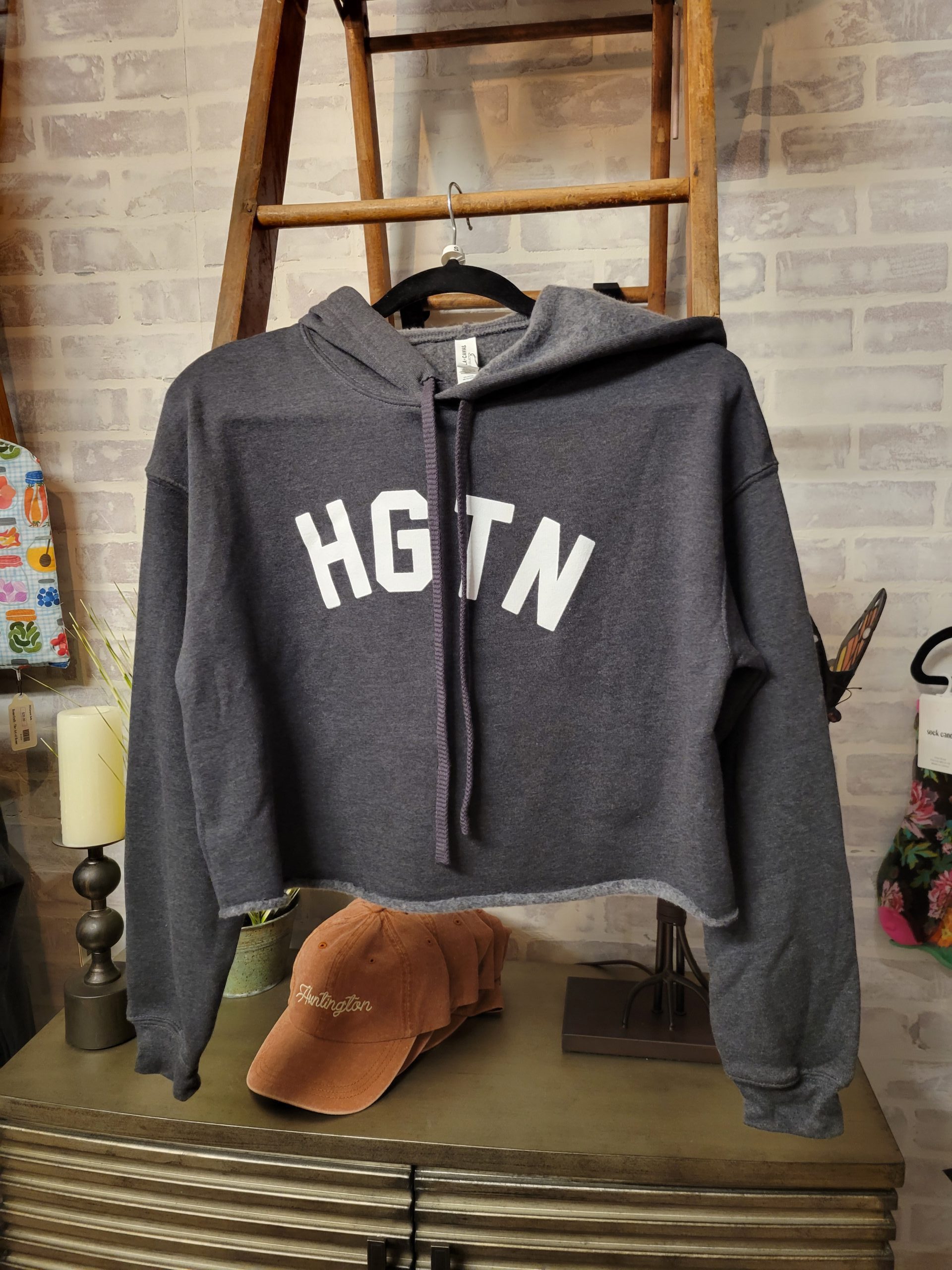 Women's Crop Hoodie Hgtn-XL