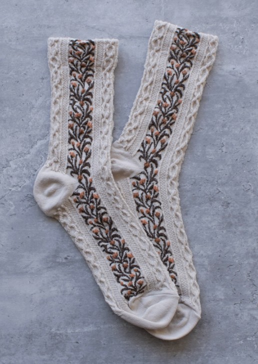 Emma Women's Oatmeal Socks