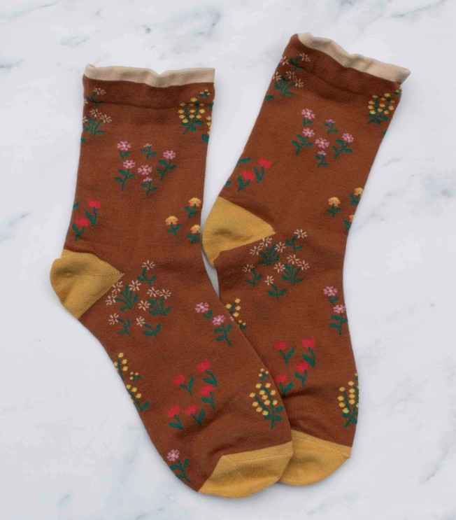 Penelope Floral Casual Rust