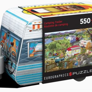 Camping Trailer Tin & Puzzle
