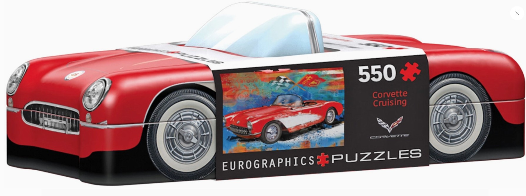 Corvette Cruising Tin & Puzzle