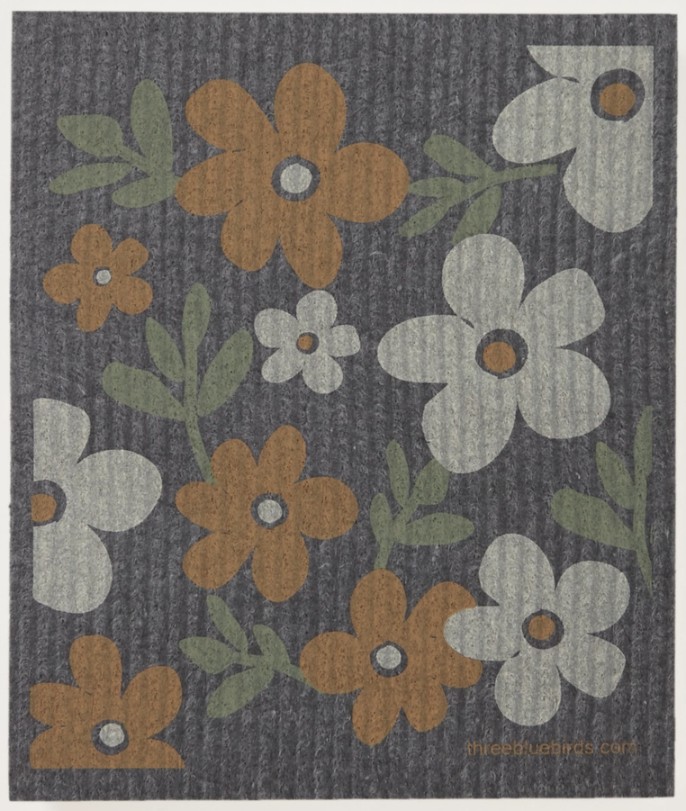 Flower Patch On Graphite