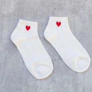 Mini Heart Ankle Socks