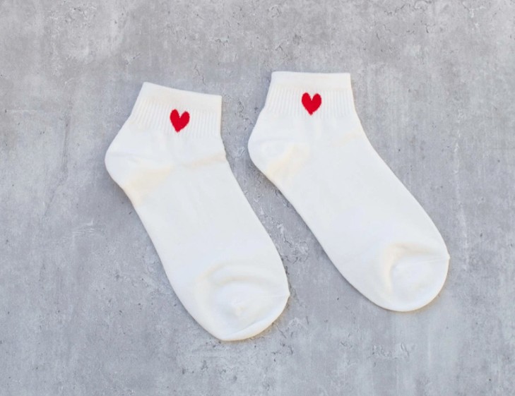 Mini Heart Ankle Socks