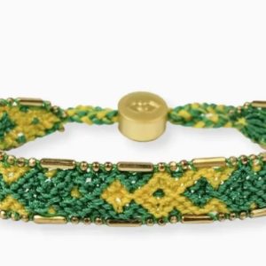 Bali Lei Bracelet-Yellow-Green