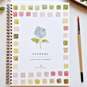 Flowers Watercolor Workbook